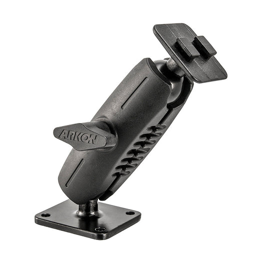 Heavy-Duty 4-Hole AMPS Car Dash or Wall Mounting Pedestal - Dual-T Compatible-Arkon Mounts
