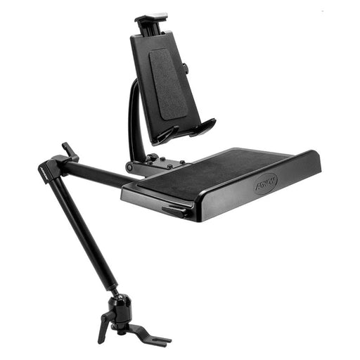 Heavy-Duty Car Seat Rail Tablet Mount with Keyboard Tray Combo-Arkon Mounts