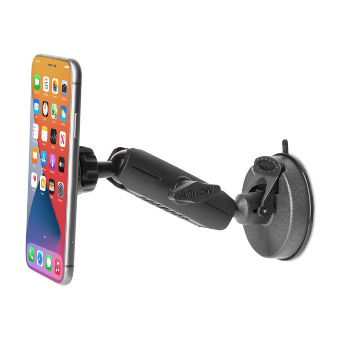Magnetic Car Phone Holder with Windshield Suction Mount