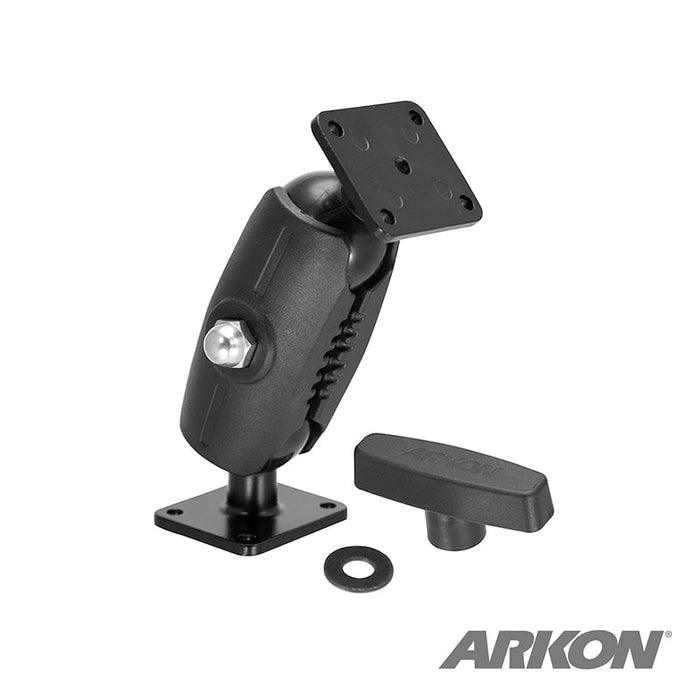 Robust™ 5.4 inch Metal AMPS Mount with Security Hardware - 38mm (1.5 inch) Ball Compatible-Arkon Mounts