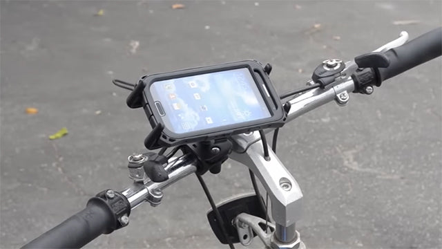 Arkon MC2B5WPCS BLACK Motorcycle Handlebar Mount fits Samsung Galaxy Note 10 Lite (sku 50811)