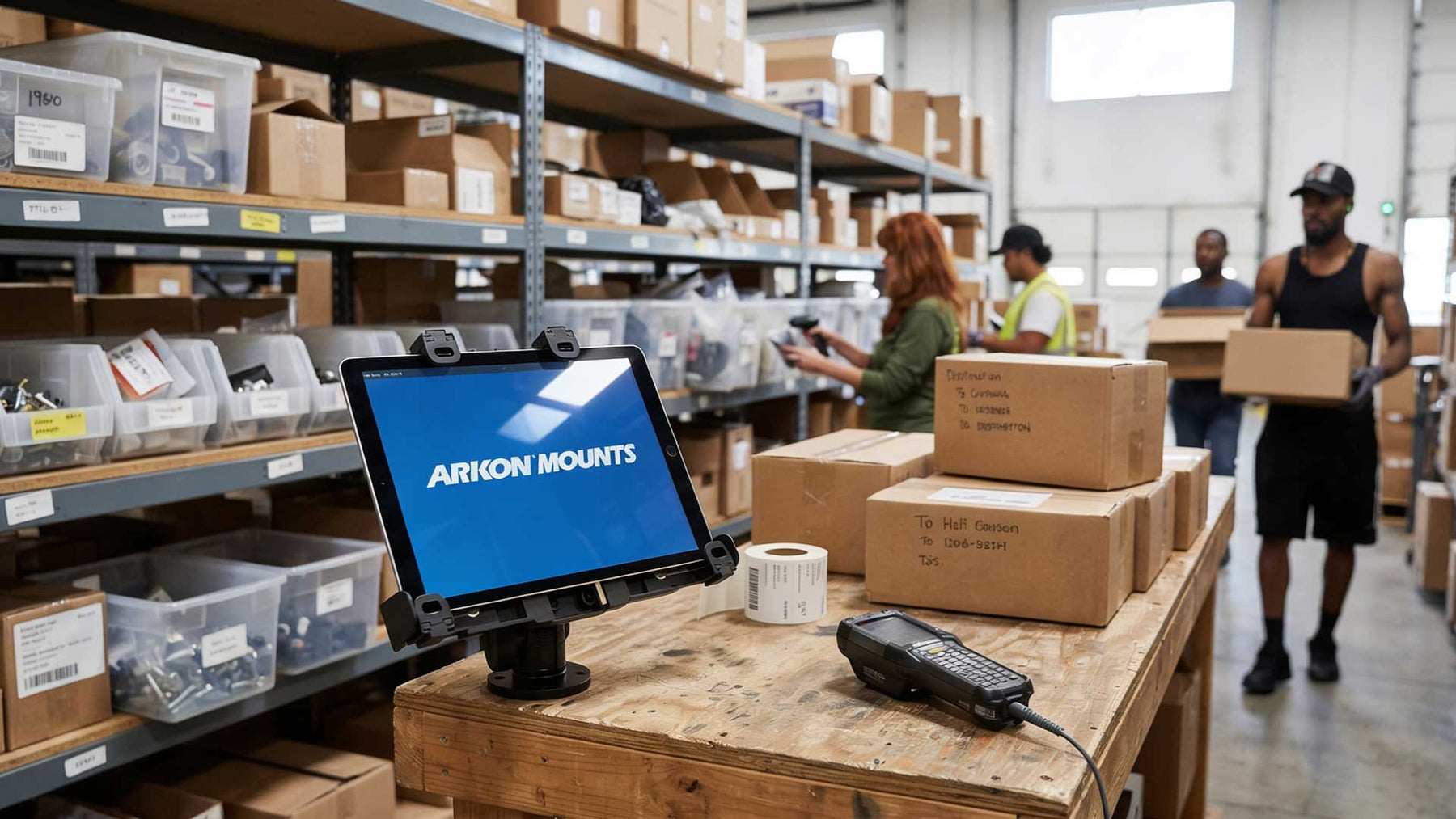 Mounted Tablets Speeding Up Retail Inventory Management