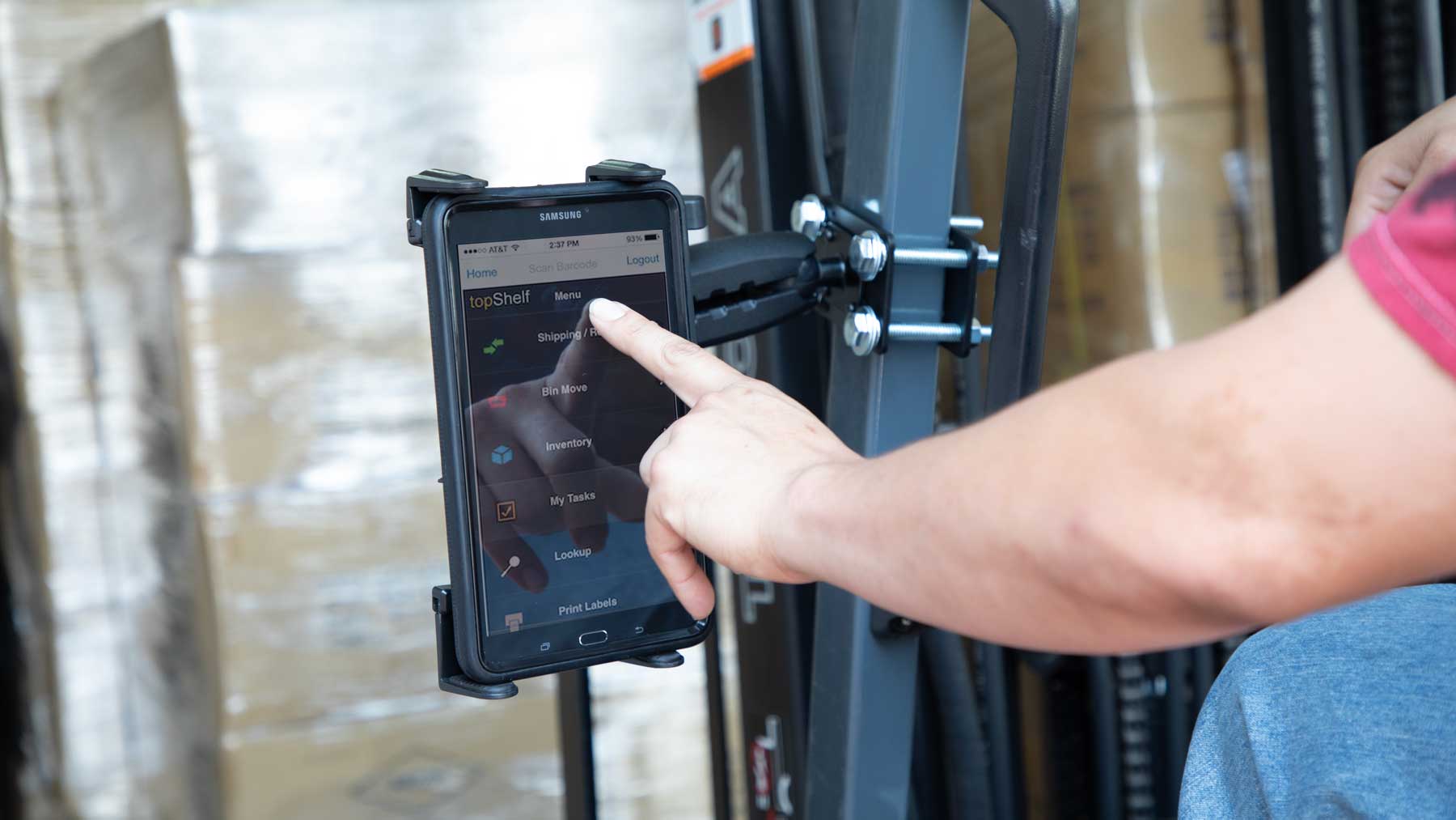 Enhancing Forklift Operations with Device Mounting Solutions
