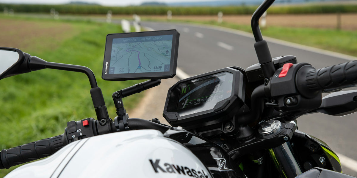 Support GPS Pour Moto - Fixation Anodisée Universelle - Neuf Pour Navigation Sur Guidon