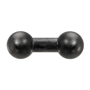 A 17mm Ball to 17mm Ball Adapter is displayed against a white background, featuring round ends and a compact, robust design similar in shape to a short dumbbell.