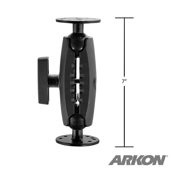 4-Hole AMPS Drill Base Mount with Circular Metal AMPS Drill Base and Head-Arkon Mounts