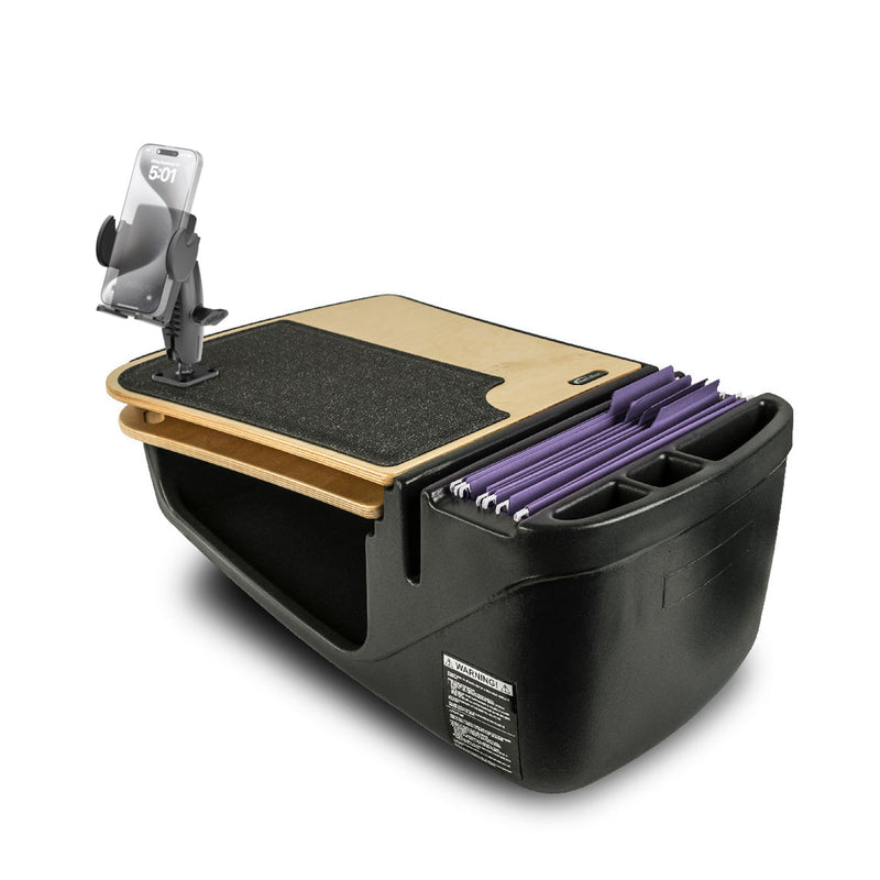 AutoExec GripMaster Car Desk with Mega Grip™ Drill-Base Mount