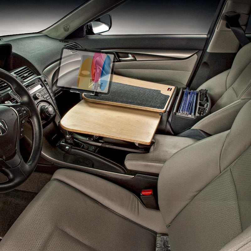Car Rear Desk AutoExec GripMaster Car Desk with Slim-Grip® Ultra Pro Multi-Angle Mou ...