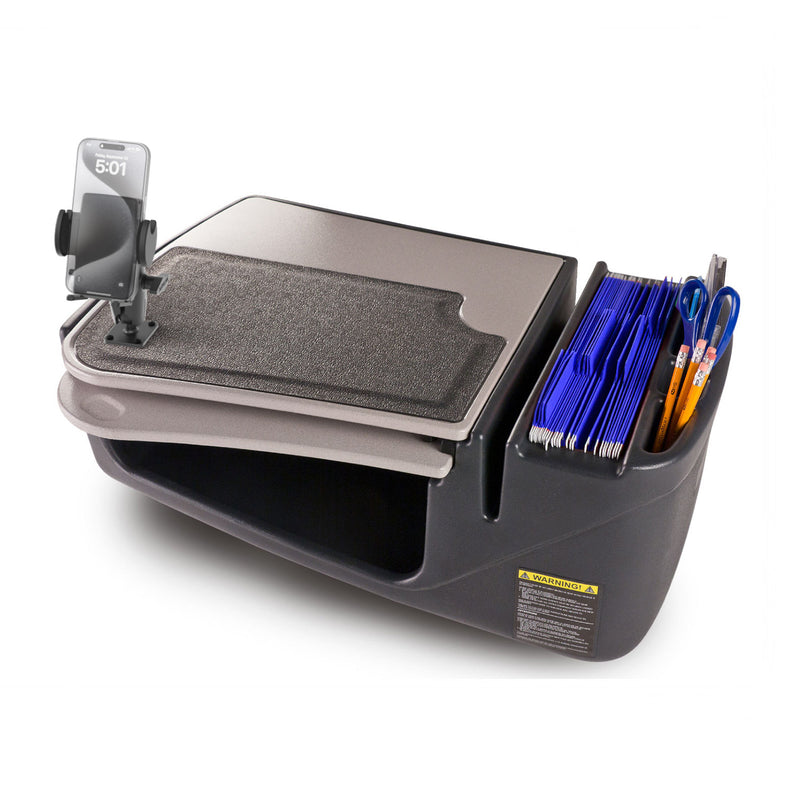 AutoExec GripMaster Car Desk with Mega Grip™ Drill-Base Mount