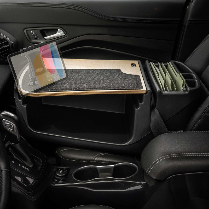 GripMaster Efficiency Car Desk with Slim-Grip® Ultra Pro Drill-Base Mount