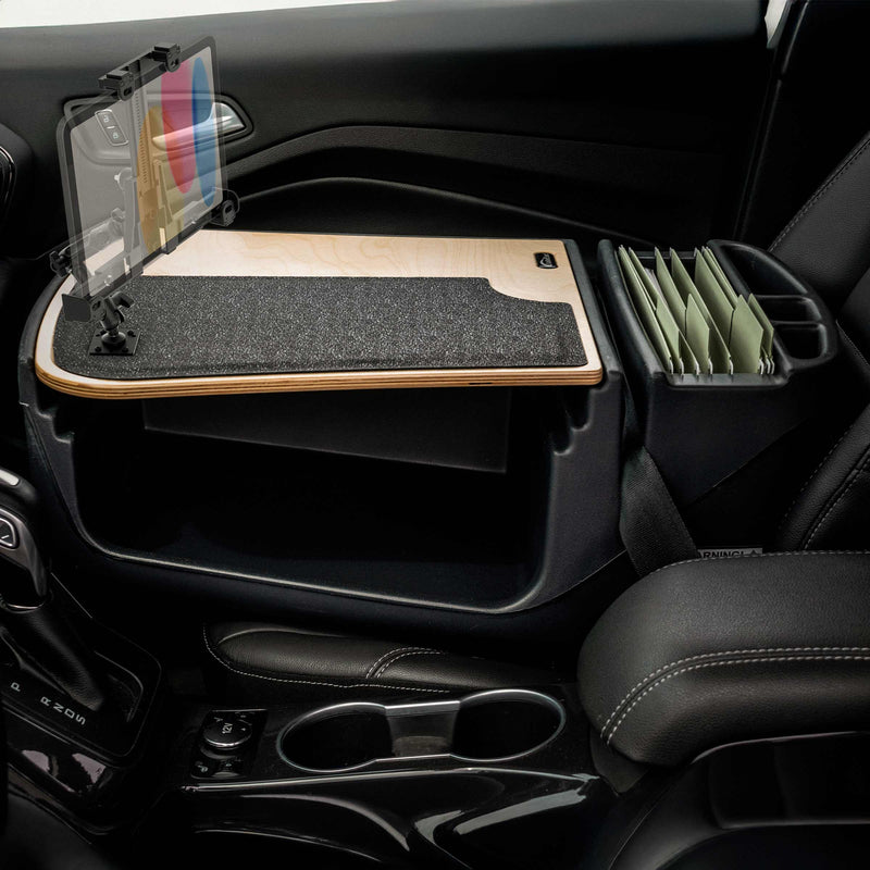 AutoExec GripMaster Efficiency Car Desk LockVise® Locking Tablet Holder and Multi-Angle Mount