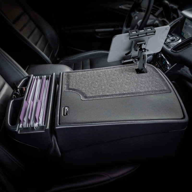 GripMaster Efficiency Car Desk with Slim-Grip® Ultra Pro Drill-Base Mount