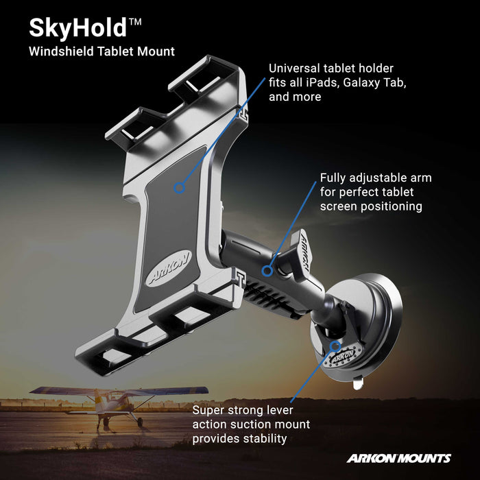 SkyHold™ Windshield Tablet Mount