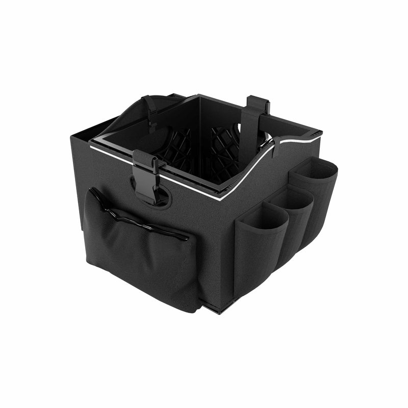 Portable Crate Workstation with Apron Organizer – Choose Your Mounting Setup