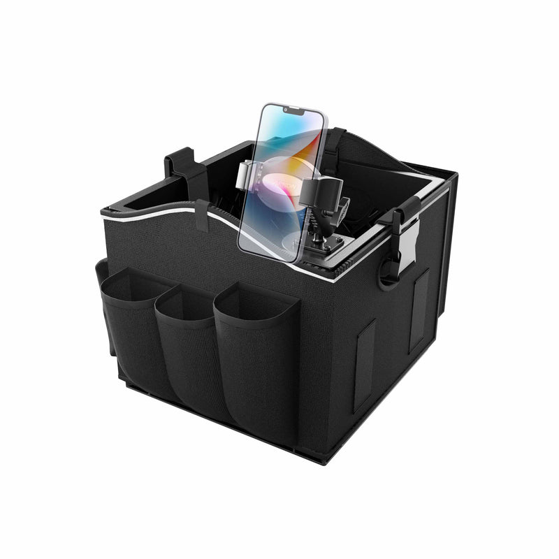 Portable Crate Workstation with Apron Organizer – Choose Your Mounting Setup