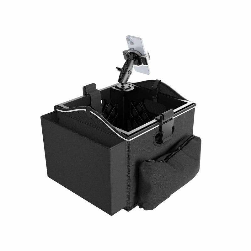 Portable Crate Workstation with Apron Organizer – Choose Your Mounting Setup