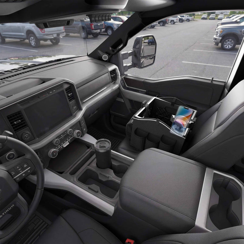 Portable Crate Workstation with Apron Organizer – Choose Your Mounting Setup