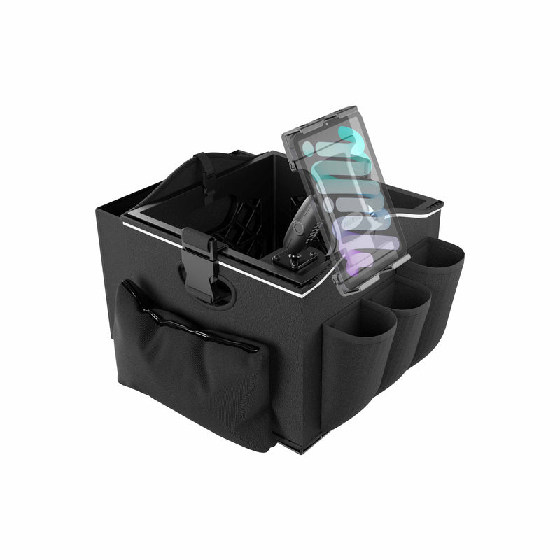 Portable Crate Workstation with Apron Organizer – Choose Your Mounting Setup