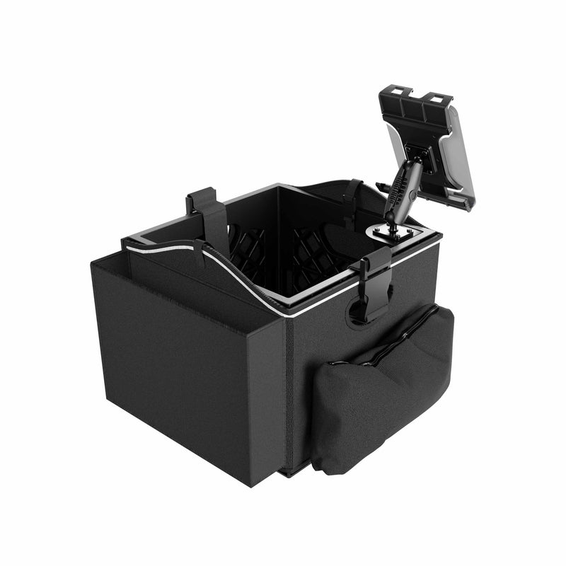 Portable Crate Workstation with Apron Organizer – Choose Your Mounting Setup