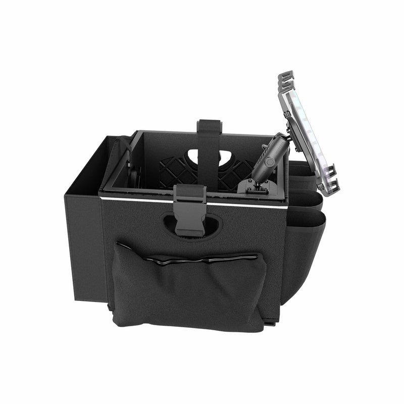 Portable Crate Workstation with Apron Organizer – Choose Your Mounting Setup