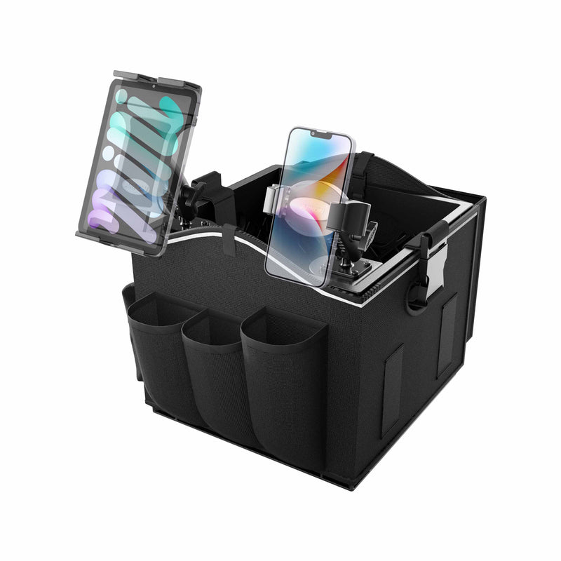 Portable Crate Workstation with Apron Organizer – Choose Your Mounting Setup