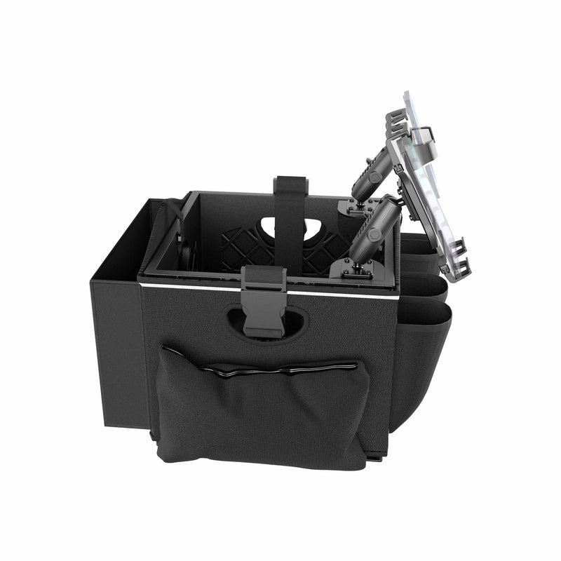 Portable Crate Workstation with Apron Organizer – Choose Your Mounting Setup
