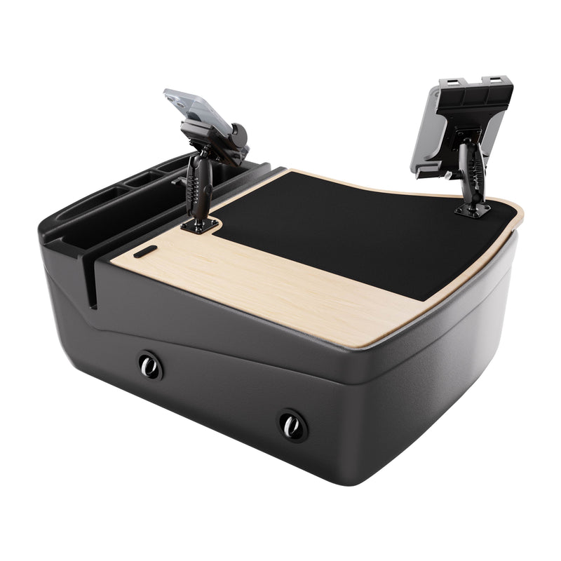 AutoExec GripMaster Efficiency Car Desk with Mega Grip™ and Slim-Grip® Ultra Pro Drill-Base Mounts