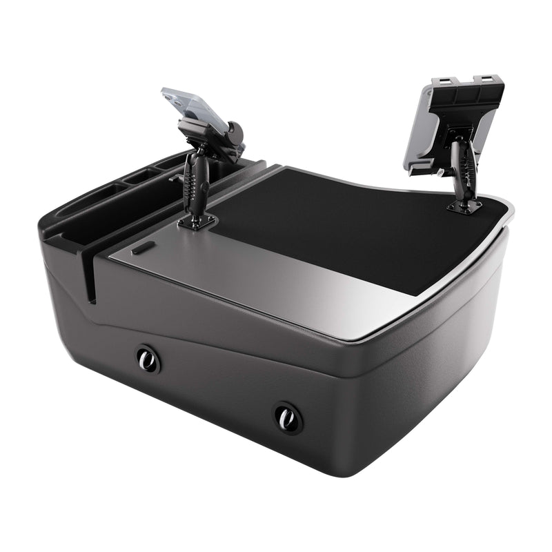 AutoExec GripMaster Efficiency Car Desk with Mega Grip™ and Slim-Grip® Ultra Pro Drill-Base Mounts