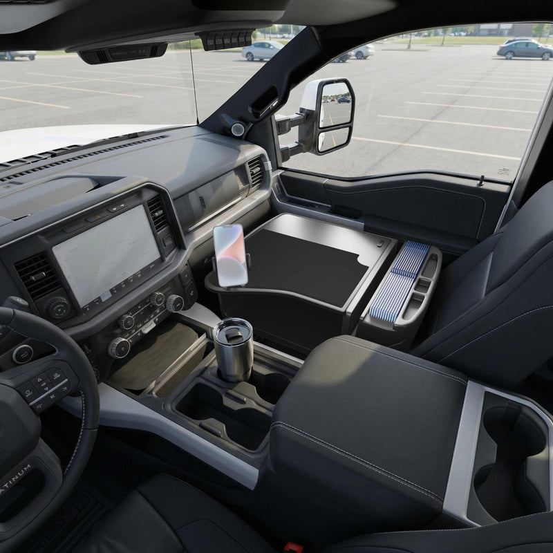 GripMaster Efficiency Car Desk with Mega Grip™ Drill-Base Mount