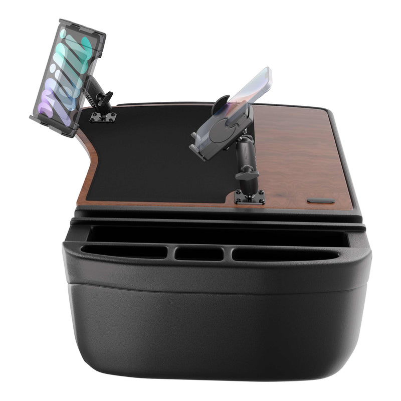 AutoExec GripMaster Efficiency Car Desk with Mega Grip™ and Slim-Grip® Ultra Pro Drill-Base Mounts