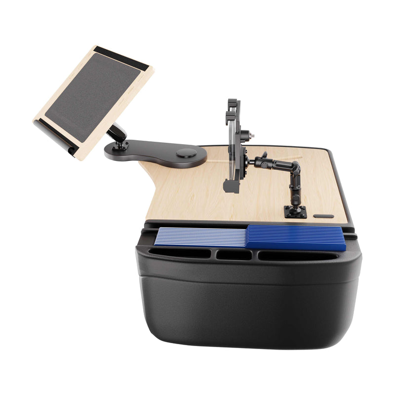 AutoExec Reach Front Seat Car Desk with LockVise™ Locking Tablet Multi-Angle Mount