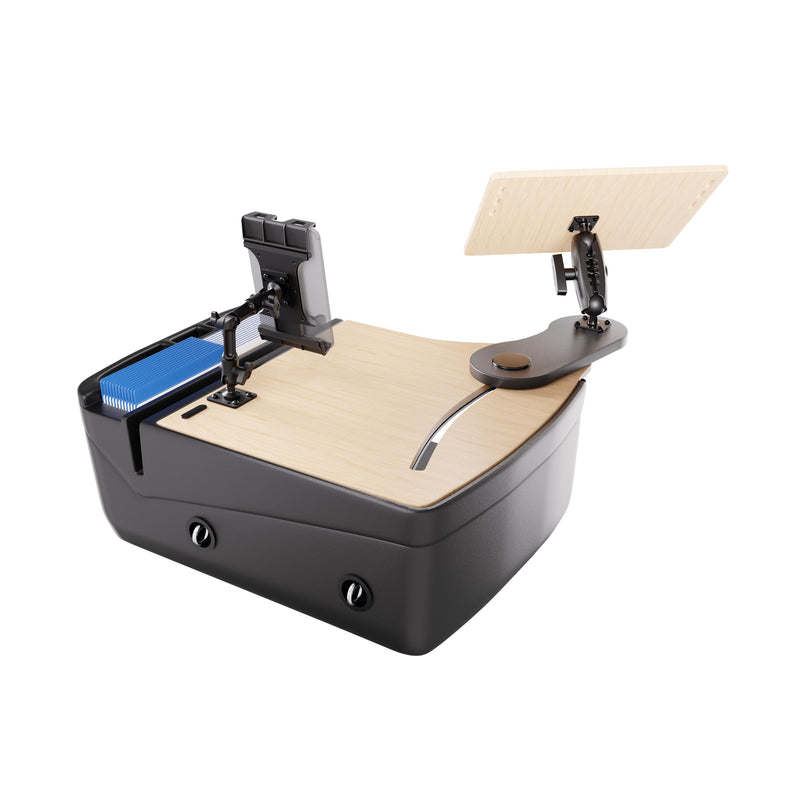 AutoExec Reach Front Seat Car Desk with Slim-Grip® Ultra Pro Multi-Angle Mount