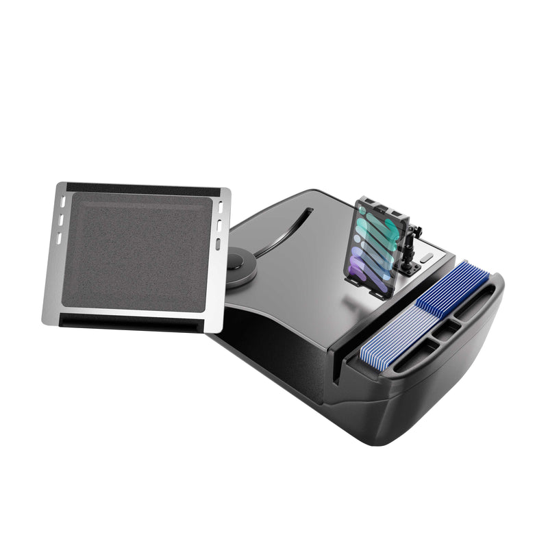 AutoExec Reach Front Seat Car Desk with Slim-Grip® Ultra Pro Multi-Angle Mount