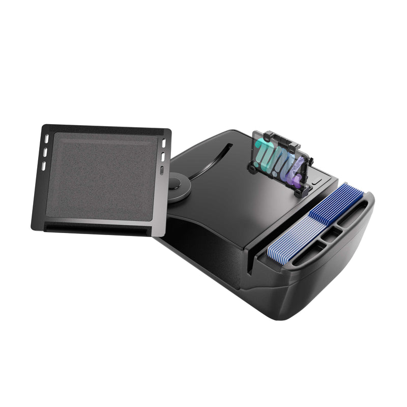 AutoExec Reach Front Seat Car Desk with LockVise™ Locking Tablet Multi-Angle Mount