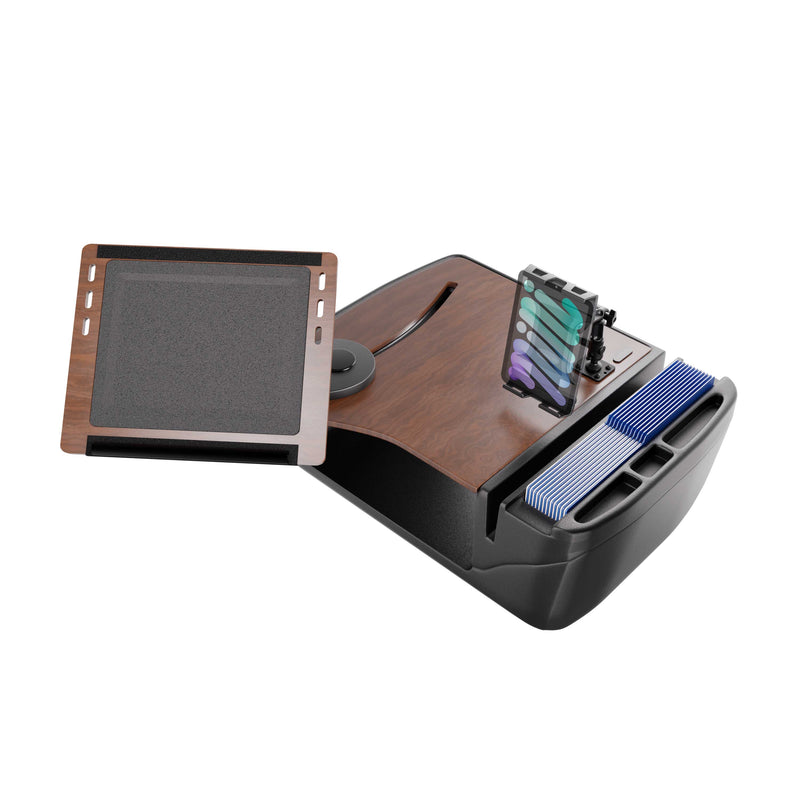 AutoExec Reach Front Seat Car Desk with Slim-Grip® Ultra Pro Multi-Angle Mount