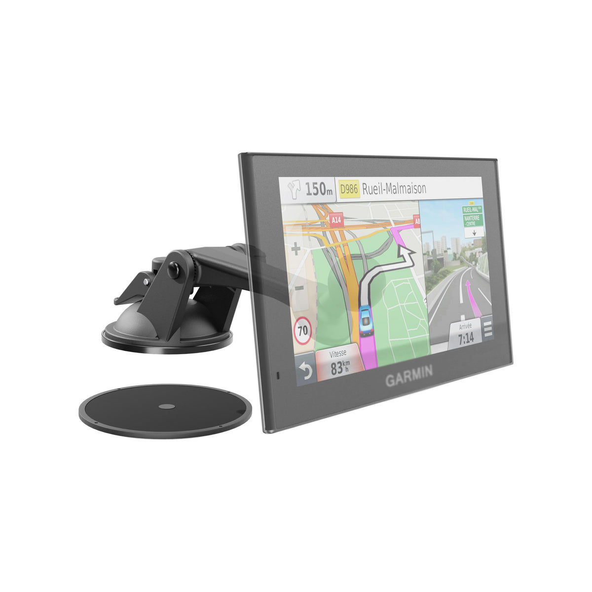 Soporte De Succión Para Parabrisas Digicharge Compatible Con Garmin Nuvi 2599 2569 2529 LMT-D