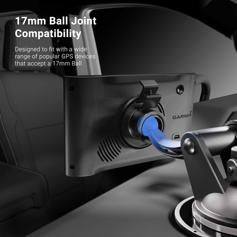 Windshield or Dashboard Suction Car Mount for Garmin nuvi 40, 50, 1450, 1200 Series GPS