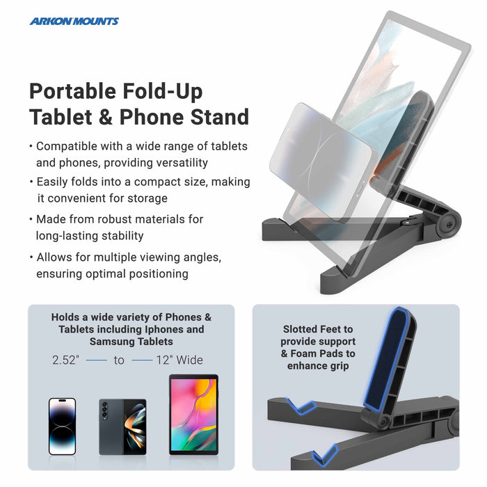 Folding Tablet Stand for Teachers, Educators, Administrators, and Students