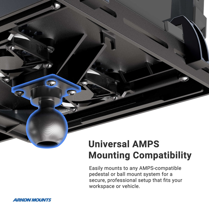 Heavy-Duty Laptop Holder with Optional Cooling Fan