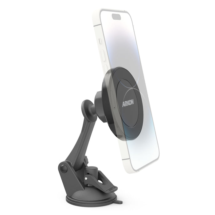 Magnetic Phone Holder with Sticky Suction Mount - MagSafe Compatible