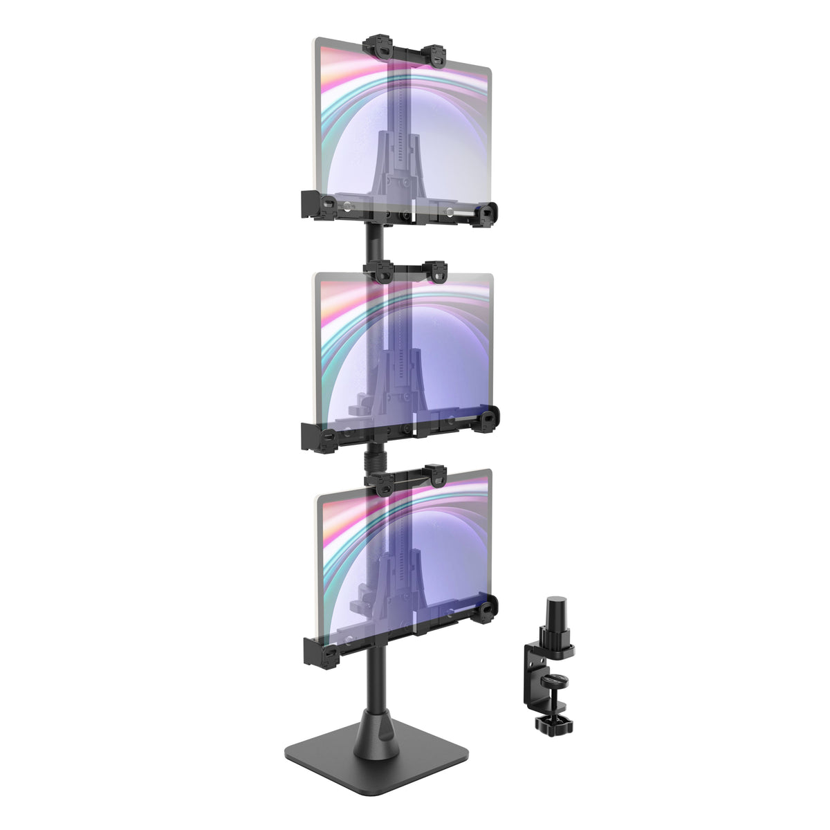 LockVise™ POS Locking Tablet Mount with Triple Tablet Holders — Arkon ...