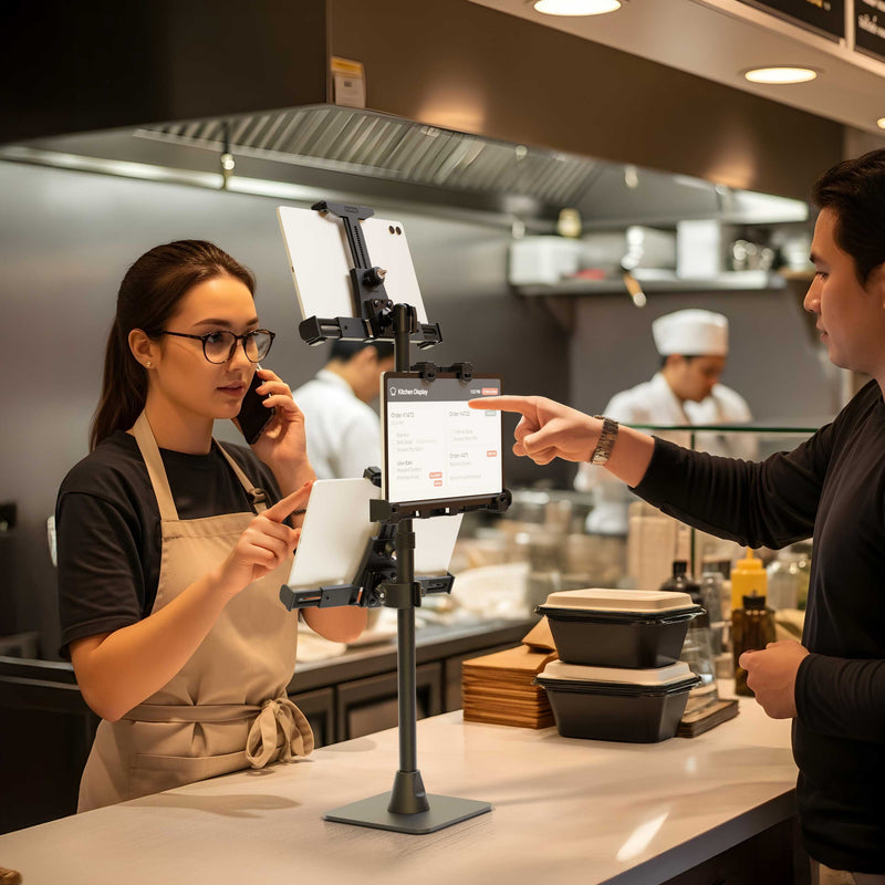 LockVise™ POS Locking Tablet Mount with Triple Tablet Holders