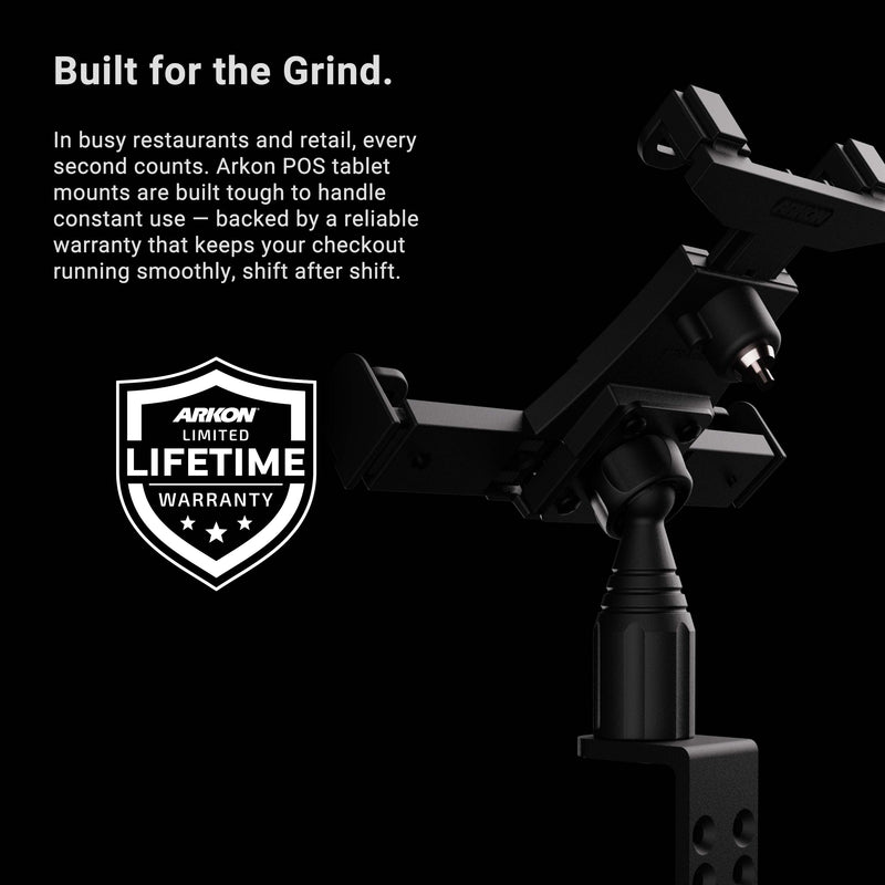 LockVise™ Locking POS Tablet Mount with Clamp Mount