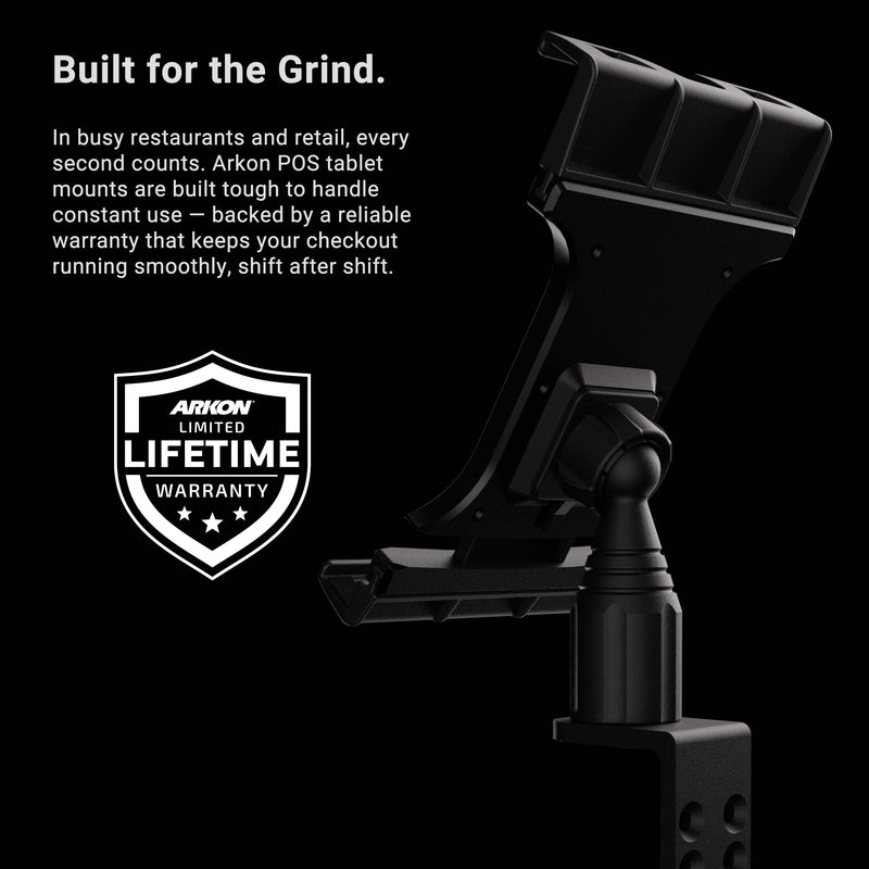 Slim-Grip® Ultra Pro POS Tablet Mount with 4" Arm