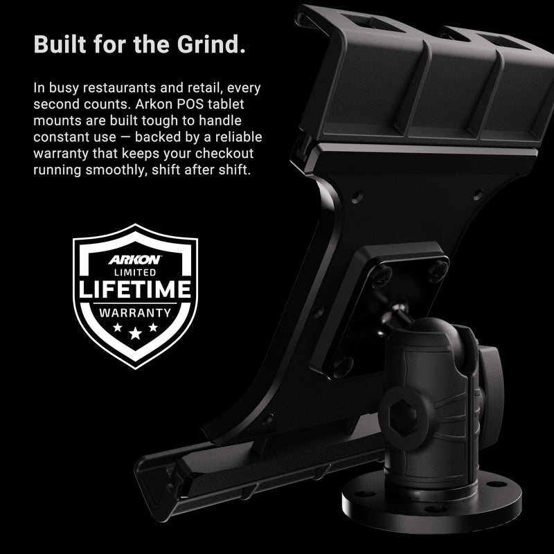 Slim-Grip® Ultra Pro POS Drill-Base Tablet Mount