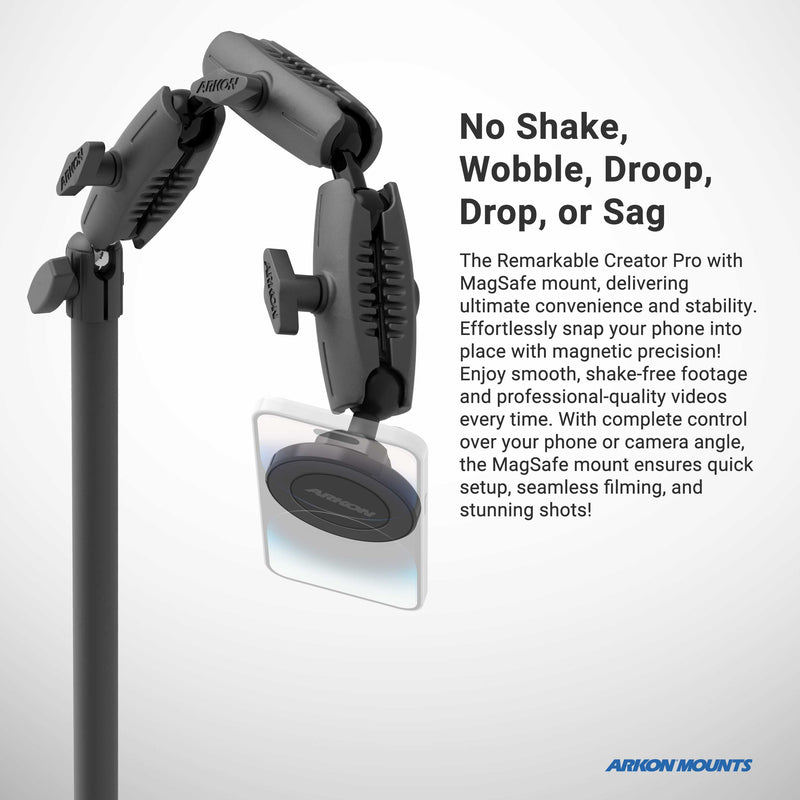 Remarkable Creator™ Pro+Plus Clamp Mount - MagSafe Compatible