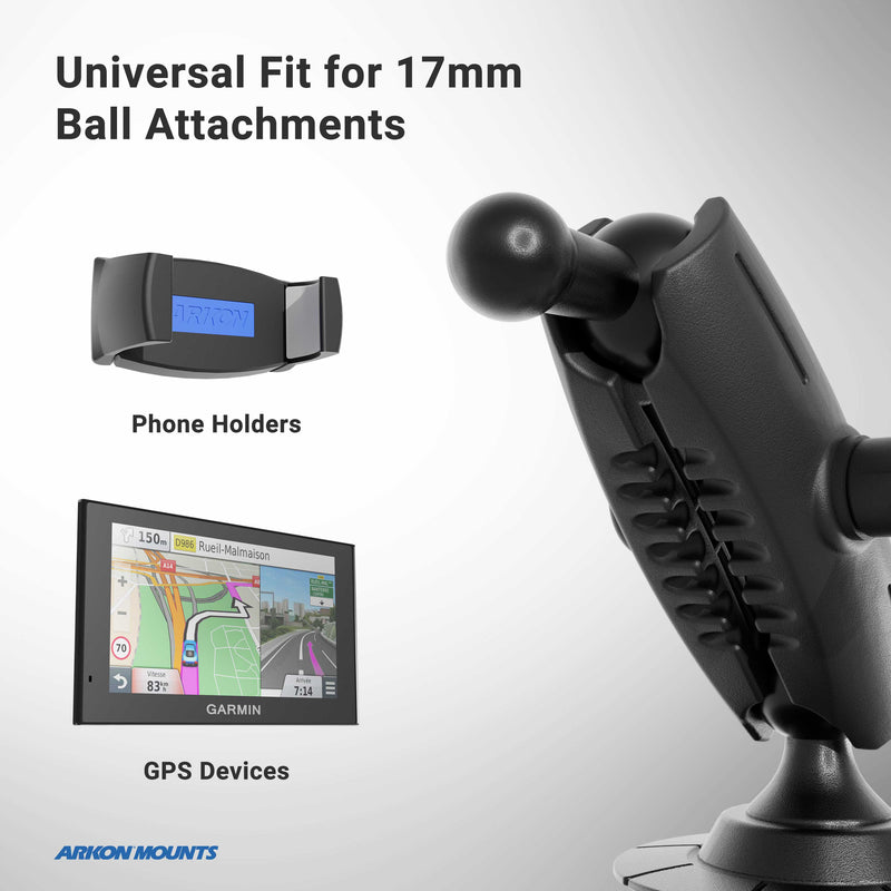 Adhesive Mounting Pedestal - 17mm Ball Compatible