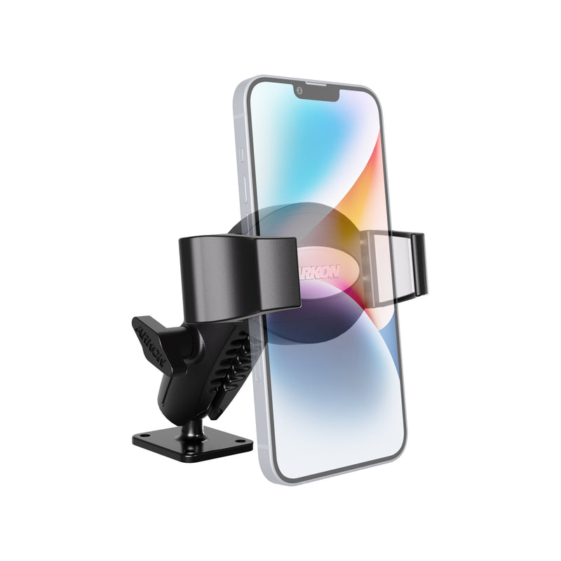 RoadVise® Ultra Pro Phone Holder with 3.75" Shaft and AMPS Drill-Base Mount