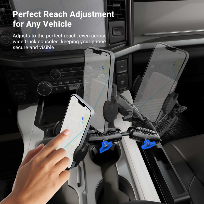 Mega Grip™ Phone Holder with Seat Wedge Mount
