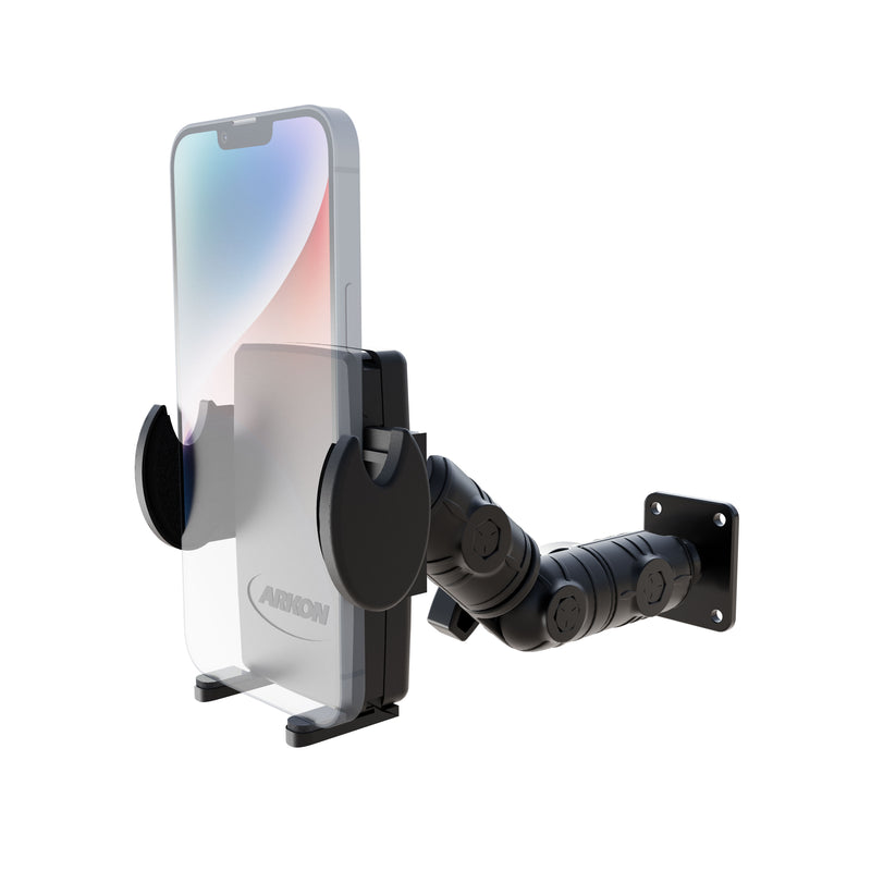 Mega Grip™ Phone Drill-Base Mount with Ratchet Arm